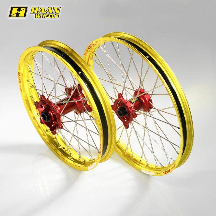 Haan バイク Wheels ハーンホイール フロント リアオフロードコンプリートホイール F1 60 21インチ R2 15 19インチ Kawasaki ハーンホイール Kxf250 Kawasaki ウェビック1号店