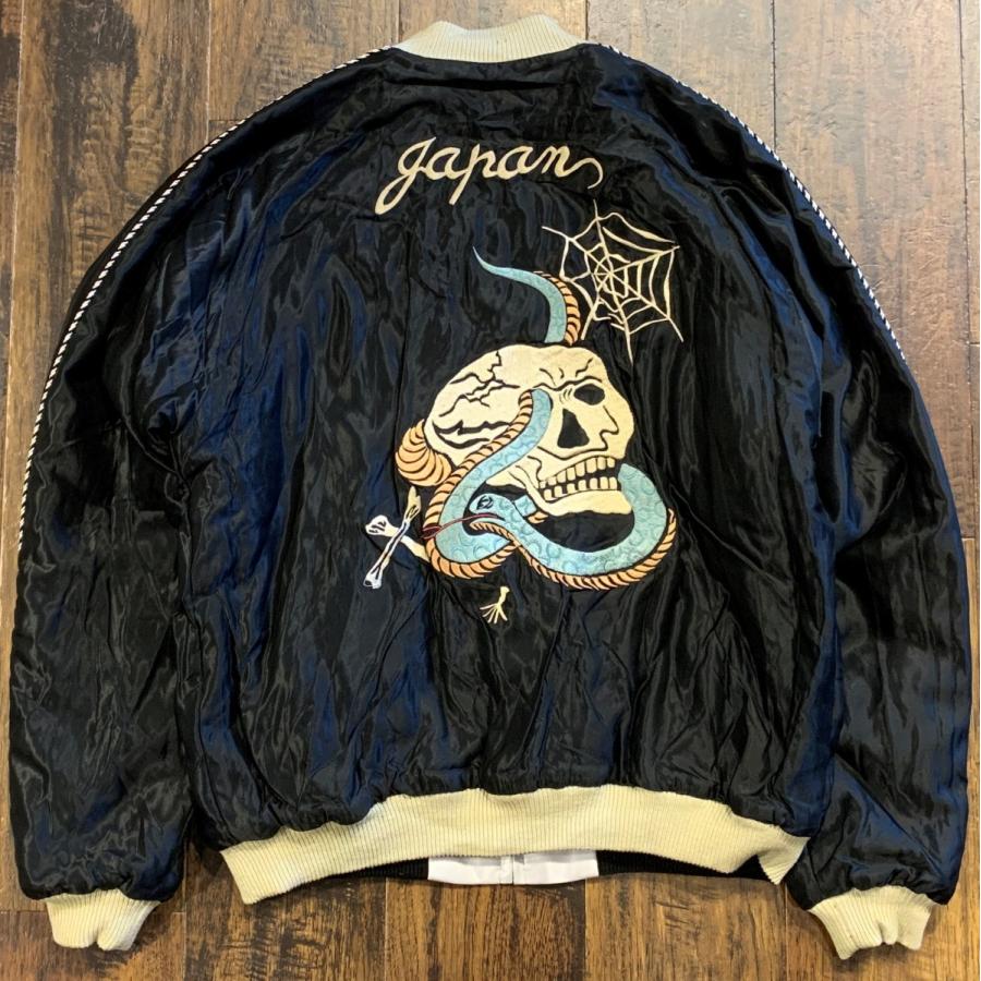 テーラー東洋 スカジャン スカジャン キルティング Skull Japan スカジャン Map Tt ジャケット 119 ブラック Tt Worker S Songはこぽす対応商品の 魅力的な品質価格 の