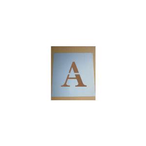 吹き付け板 文字は自由です 文字サイズ 縦500mm 英数字 明朝体 1文字用 ステンシル 刷り込み板 1surikomi Eiji500 Mincho ヤマトデザインヤフー店