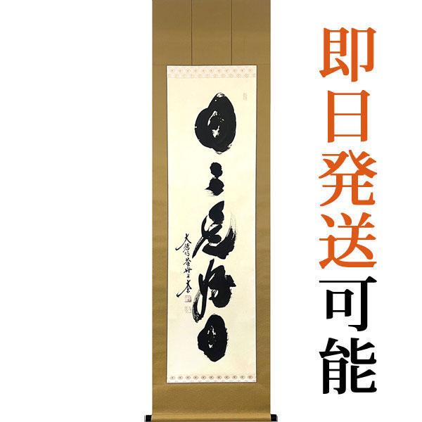 限定版 の現品限り 商品の在庫有ります 掛軸 掛け軸 茶掛け 日々是好日 小林太玄作 尺五立 美術 工芸品 約横60cm 縦190cm 送料無料 P9742 茶掛け 掛け軸 P9742 結納屋さんおすすめネットの