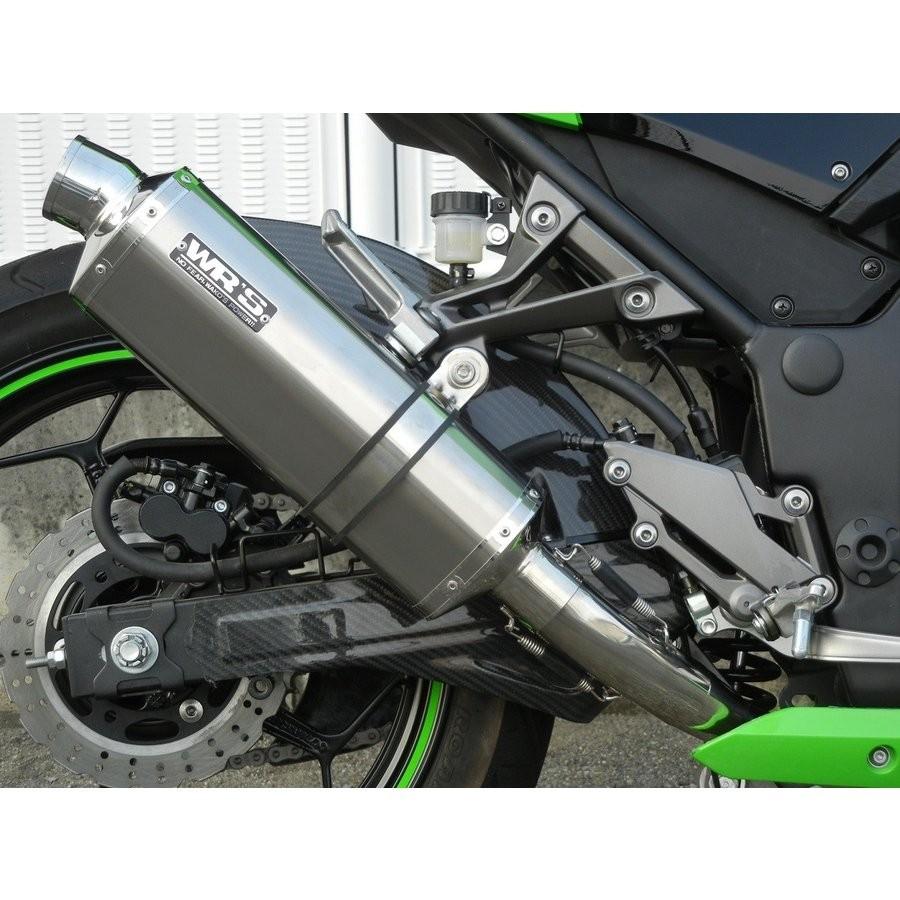 Ninja250 Abs Jbk Ex250l オーバルタイプ フルエキゾーストマフラー ステンレス マフラー チタンオーバル Jmca認証 Wrs ダブルアールズ バイク W10 Lv4250jm ゼロカスタム店
