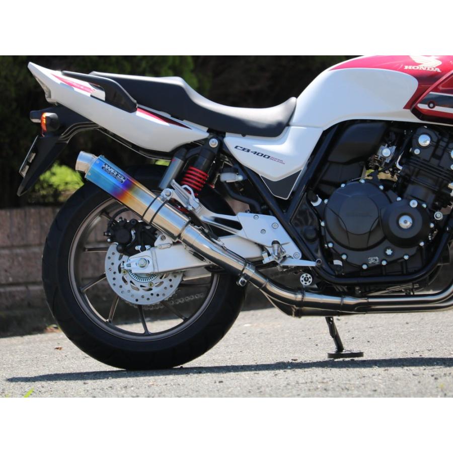 Cb400sf Sb 2bl Nc42 Sラウンド チタン焼き色タイプ スリップオンマフラー Wrs ダブルアールズ Sラウンド Sラウンド バイク W10 Bk1460jm バイク用品 パーツのゼロカスタム
