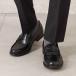  студент обувь <... Loafer > искусственная кожа широкий 3E[24.0cm~29.0cm] черный 