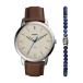  Fossil наручные часы мужской аналог кожа FS5966SET