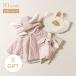 [10mois официальный ] брезент BAG подарок baby манто ... розовый S / 10mois [ baby подарок девочка празднование рождения мягкая игрушка уголок имеется симпатичный потускнение цвет мягкая игрушка ]