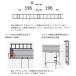 �E�b�h�f�b�L �l�H�� �C�[�W�[�f�b�L H800�t�F���X2�� 1.5�� W2615�~D1820�~H400�`600 �{�i�g���� �� ���� DIY �֘A�摜5