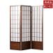  японский стиль разделительный экран фасоль адзуки L высота 148.5cm 3 полосный складной возможность из дерева разделитель перегородка конечный продукт JPA-3L-VD