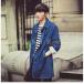  Denim пальто мужской джинсы длинный длина M L XL XXL весна осень 20 плата 30 плата 40 плата 