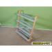 ( used ) slippers rack shoes rack wall establish .. type 4 step slippers 12 pair degree wooden gray × natural 1 person living F-NA-715-0403A