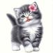  для домашних животных кошка дизайн 6 дюймовый винил стикер водонепроницаемый долговечность машина окно LAP верх бутылка мотоцикл стена cup для 