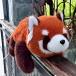  очень большой размер красный Panda мягкая игрушка нежный животное pillow покрывал подушка салон украшение подарок 