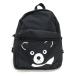 X* Miki House /mikihouse for children character print rucksack black BAG/50[ used ]#