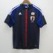 y# Adidas производства Adidas футбол Япония представитель копия форма # синий [ мужской L]MENS/13[ б/у ]