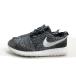 a#[24cm] Nike /NIKE Logo вышивка 704927-010 бег обувь спортивные туфли # пепел /LADIES/64[ б/у ]