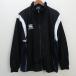 k# canterbury /CANTERBURY тренировка жакет / джерси [XL] чёрный /MENS#67[ б/у ]