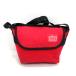 s# Manhattan Poe te-ji/Manhattanportage Mini сумка "почтальонка" плечо BAG# красный / двоякое применение /161[ б/у ]