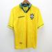 y#UMBRO производства футбол Brazil представитель OFFICIAL копия форма # kana задний [ мужской L] retro MENS/27[ б/у ]