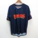 k# Saitama Seibu Lions /LIONS короткий рукав форма / сопутствующие товары / передний фульволовый язык [L] темно-синий /MENS#53[ б/у ]