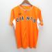 y#UNDER ARMOUR производства Yomiuri Giants /GIANTS форма для болельщиков / копия # оранжевый [ мужской L]MENS/40[ б/у ]