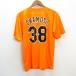 y#UNDER ARMOUR производства Yomiuri Giants /GIANTS форма для болельщиков / Okamoto 38 номер # оранжевый [ мужской F]MENS/25[ б/у ]
