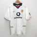 y#moroko производства #NIKE man Cesta - united подлинный Uni Home / короткий рукав копия # белый [ мужской M]MENS/ футбол 02/03 год #7[ б/у ]