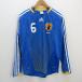 y#ADIDAS производства футбол Япония представитель длинный рукав копия Uni Home / длинный рукав # бледно-голубой [ мужской M]MENS/8[ б/у ]