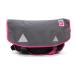 a# Puma /PUMA сумка "почтальонка" BAGmesenja- ремень имеется # чёрный розовый / двоякое применение /100[ б/у ]