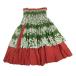 s# хула для # ручная работа юбка пау свободный размер Hawaiian # зеленый красный серия /165[ б/у 
