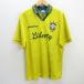 k# Англия производства # Umbro /UMBRO футбол Brazil представитель форма / редкость [L]MENS#24[ б/у ]
