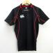 k# canterbury /CANTERBURY регби форма / одежда [M] чёрный /MENS#26[ б/у ]