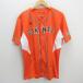 y# прекрасный товар # Adidas производства / Yomiuri Giants копия Uni Home / сопутствующие товары # оранжевый [ мужской L]MENS/ бейсбол /6[ б/у ]