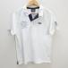 z# canterbury /CANTERBURY рубашка-поло с коротким рукавом Logo вышивка [S] белый /men's/12[ б/у ]#
