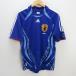 y# футбол Япония представитель adidas Clima cool копия форма # синий [ мужской M]87[ б/у ]
