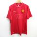y#moroko производства # man коричневый Star united /MABCHESTER UNITED подлинный Uni Home # красный [ мужской XL] игра рубашка /NIKE08/55[ б/у ]