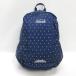 s# Coleman /COLEMAN dot pattern rucksack / Day Pack # navy blue /KIDS Junior /107[ used ]