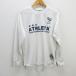 z#a потертость ta/ATHLETA принт long T/ cut and sewn [L] белый /men's/7[ б/у ]#