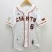 z# Adidas производства # Yomiuri Giants подлинный форма Sakamoto . человек игрок 6 номер [M] белый /MENS/3[ б/у ]#