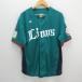 z#Majestic производства / Saitama Seibu Lions копия Uni Home / сопутствующие товары # зеленый [L]MENS/ бейсбол /61[ б/у ]#
