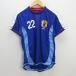Q#JFA OFFICIAL футбол Япония представитель копия Uni Home / сопутствующие товары # синий [ мужской S]MENS/17[ б/у ]