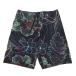 D# Harley /Hurley общий рисунок спортивные шорты / Surf шорты [S-M степень ] чёрный /MENS/111[ б/у ]