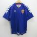 Q# сделано в Японии #adidas футбол Япония представитель копия форма # синий [ мужской L]MENS/22[ б/у ]