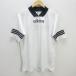 H#90s# Adidas /adidas TOKYO Logo короткий рукав игра рубашка / Descente фирма [O-XO] белый /MENS#98[ б/у ]