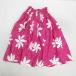 D# хула для # цветочный принт ручная работа юбка пау свободный размер Hawaiian # розовый /113[ б/у ]