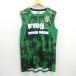 Q# hat-trick аукцион # Tokyo be Rudy /TOKYO VERDY.. большой . игрок безрукавка форма # зеленый [ O ]MENS/40[ б/у ]