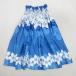 D# хула для # ручная работа юбка пау свободный размер Hawaiian / общий рисунок # синий /142[ б/у ]