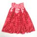 D# хула для # общий рисунок юбка пау свободный размер Hawaiian / ручная работа # красный темно-красный серия /121[ б/у ]
