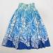 D# хула для # общий рисунок юбка пау свободный размер Hawaiian ручная работа # бледно-голубой /156[ б/у ]