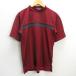 G# Tour Stage /TOURSTAGEmok шея рубашка / Golf одежда [M] красный /men's/10[ б/у ]#