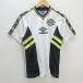 H# Umbro /UMBRO Kashiwa Ray sorujinia для короткий рукав форма сопутствующие товары [160] белый /KIDS#94[ б/у ]