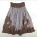 D# хула для # серебристый жевательная резинка в клетку юбка пау Hawaiian # чай /10[ б/у ]